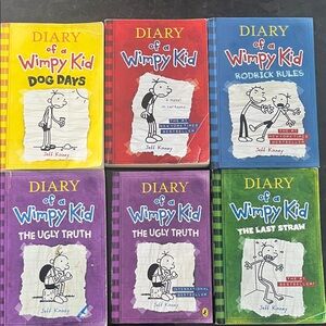 Dairy of a Wimpy Kid Book Set by Jeff Kinney